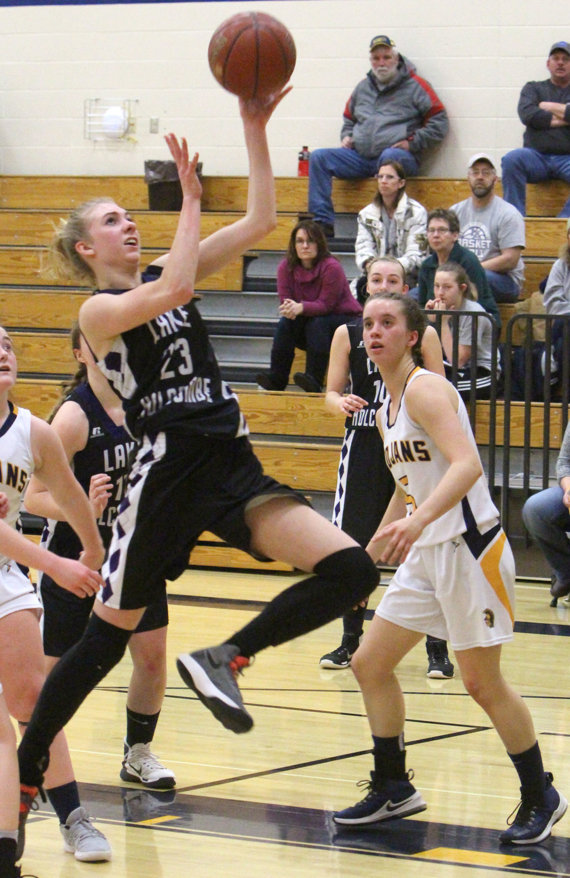 Lake Holcombe at New Auburn girls basketball 2-14-19